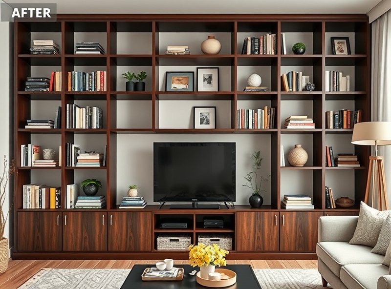 After furniture assembly