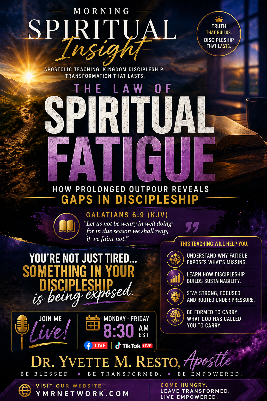 The Law of Spiritual Fatigue