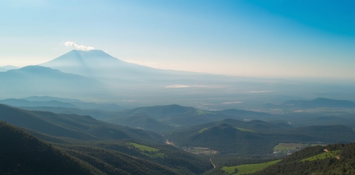 Mount Kenya and Nanyuki region panorama
