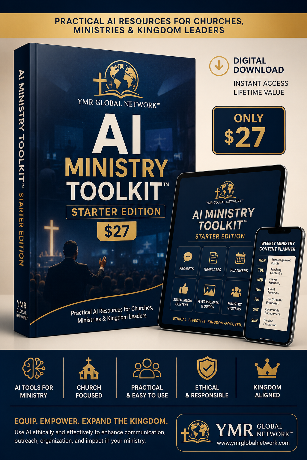 AI Ministry Toolkit™ — Starter Edition Cover