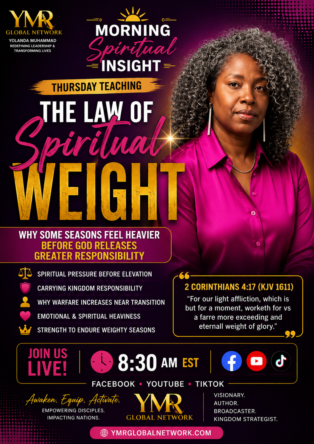 The Law of Spiritual Weight
