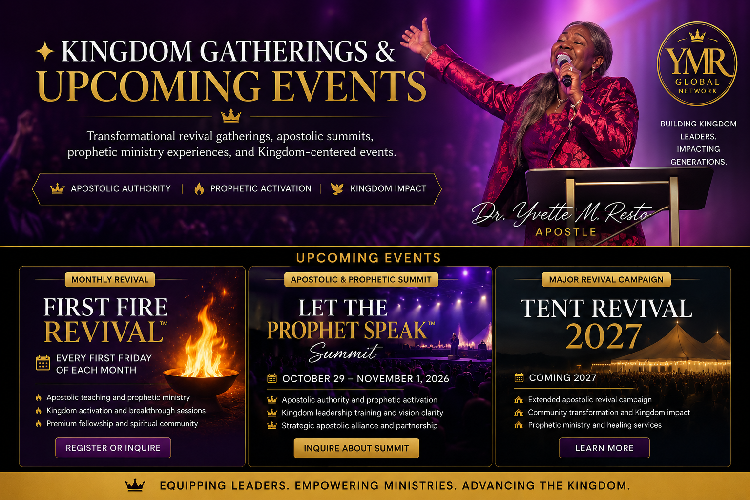 Kingdom Gatherings & Upcoming Events