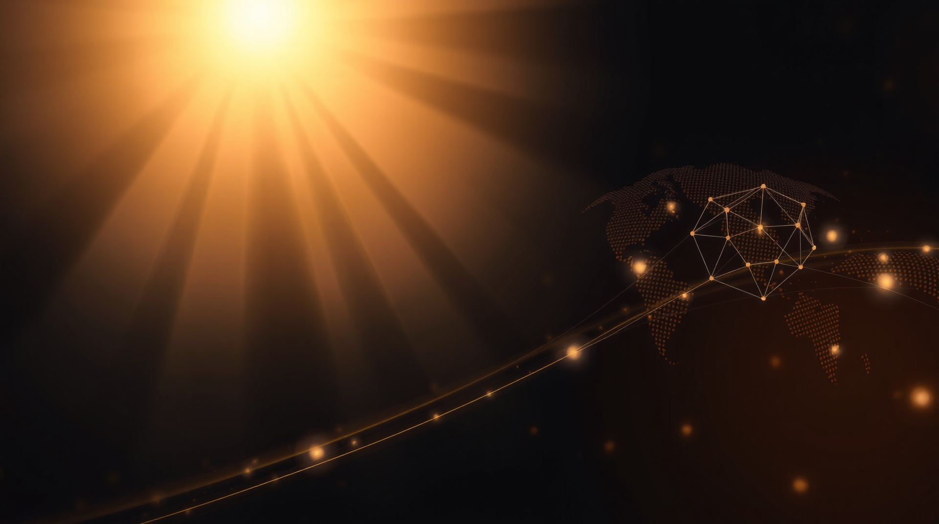 Abstract radiant background