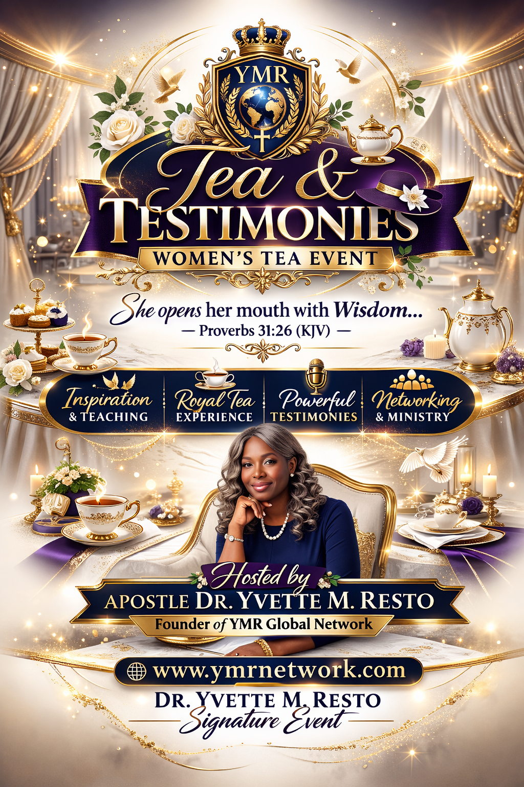 Tea & Testimonies™ - Kingdom Fellowship for Women in Ministry