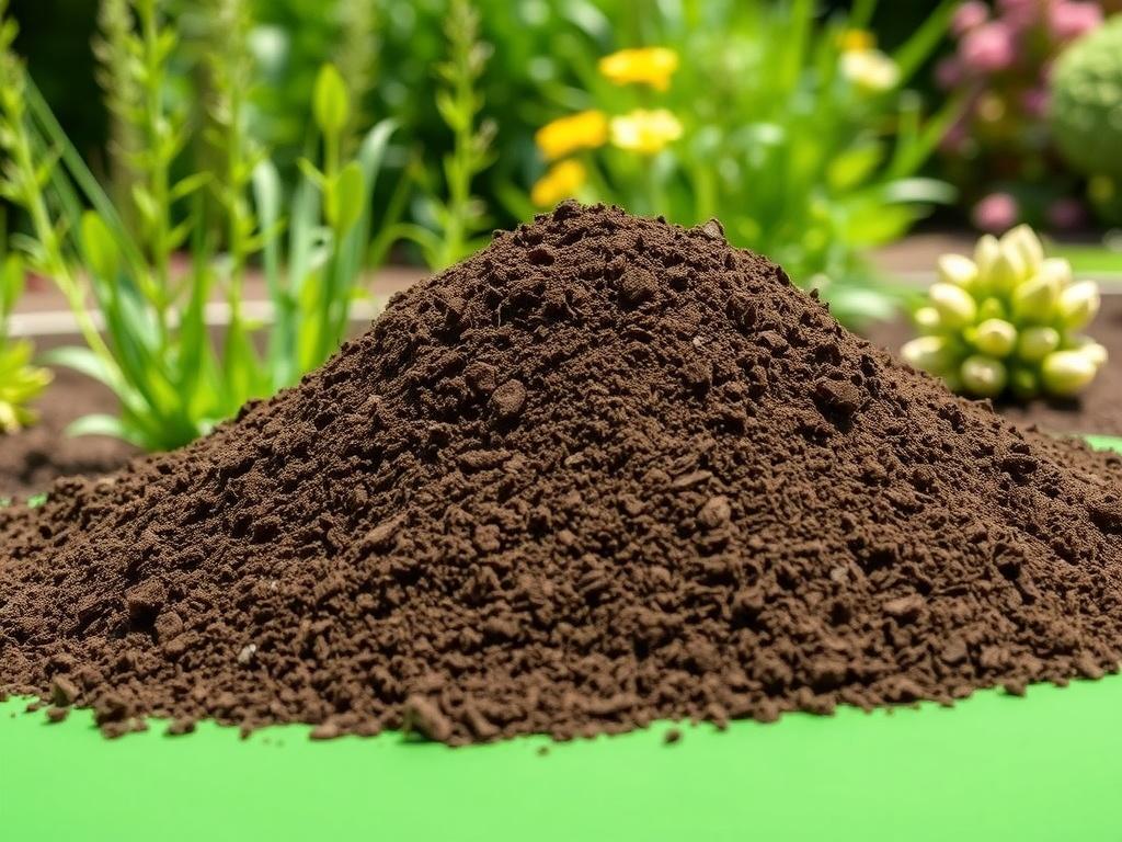 A realistic high resolution image of a pile of screened