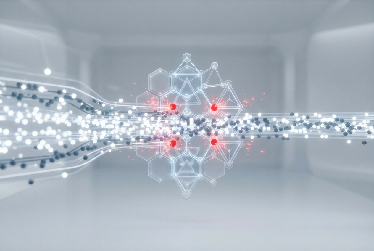 AI content filtering visualisation blocking harmful messages