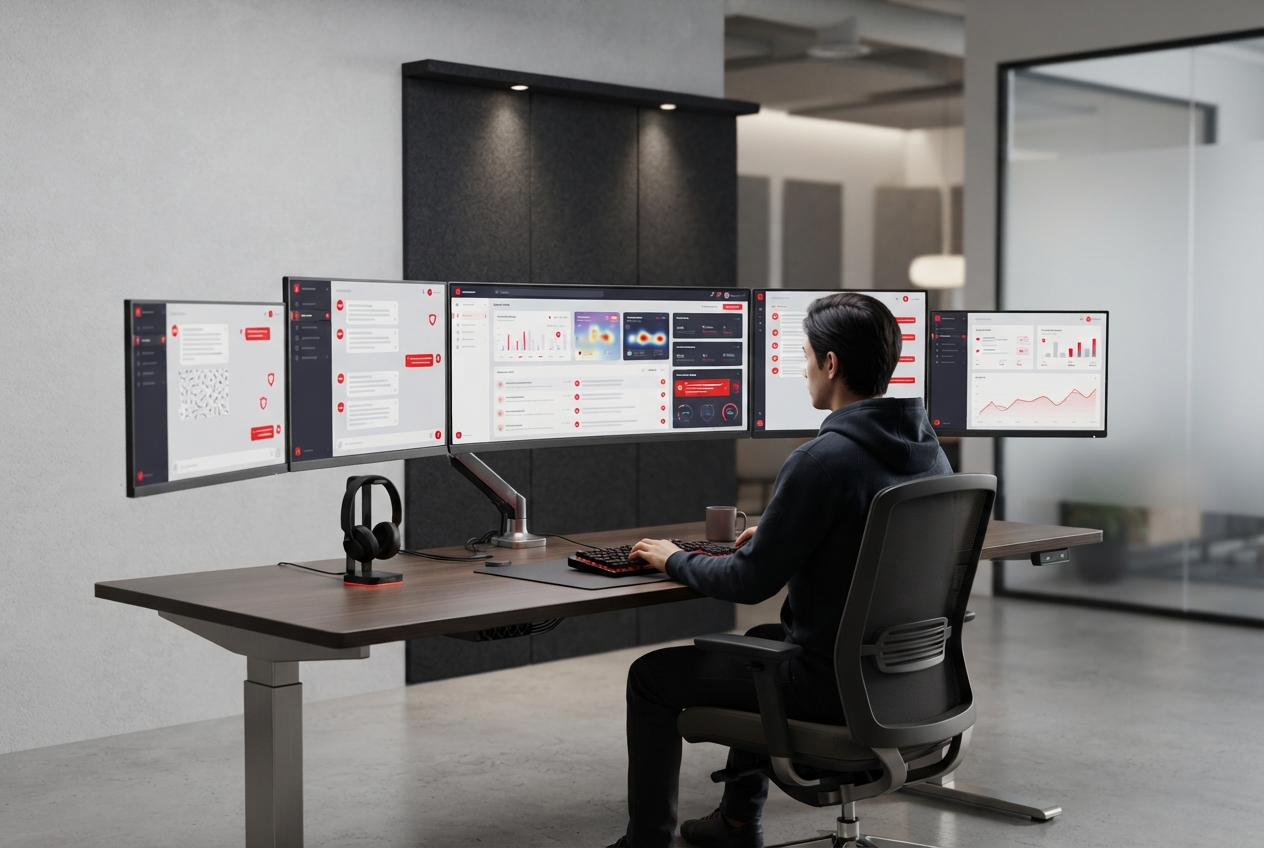 Sky Cinder moderation command centre with live chat streams and safety dashboards