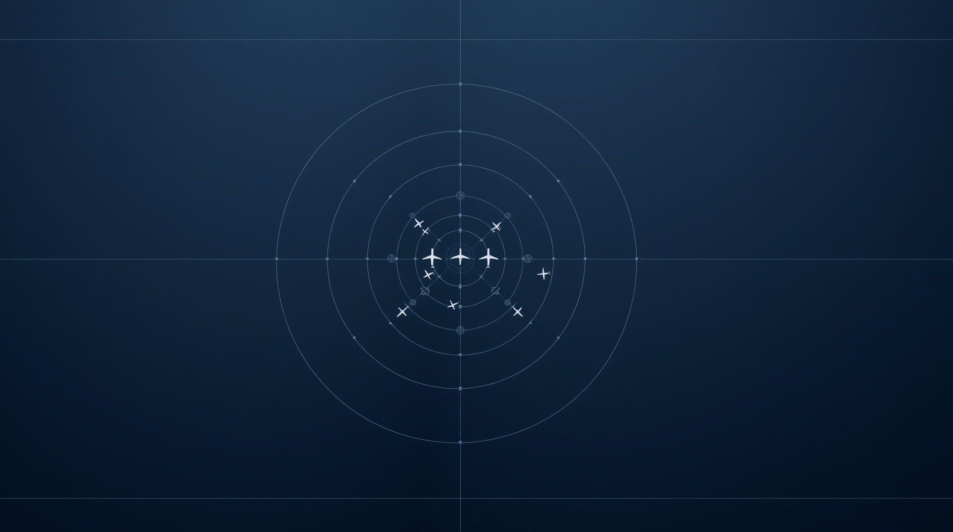 Aviation operations map background