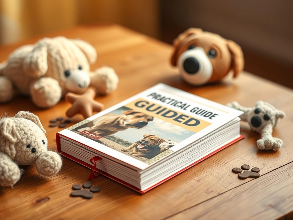 A close up of a practical guidebook on a wooden