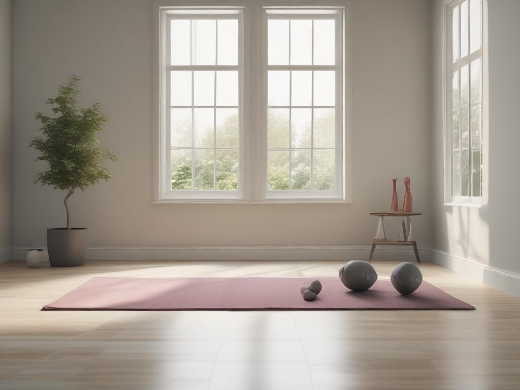 virtual fitness, online training, workout, home gym