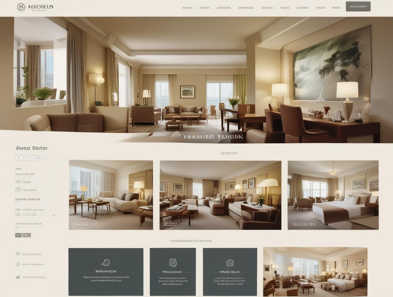 hotel website design, online booking, customization