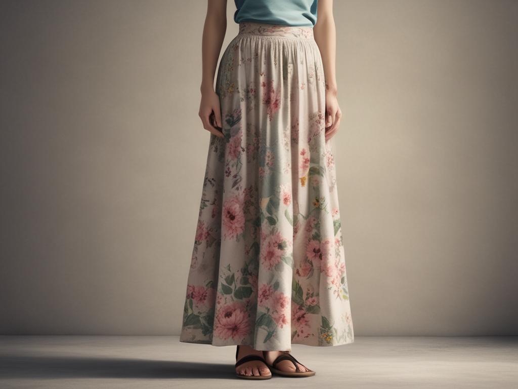 maxi skirt, floral, summer fashion, women clothing