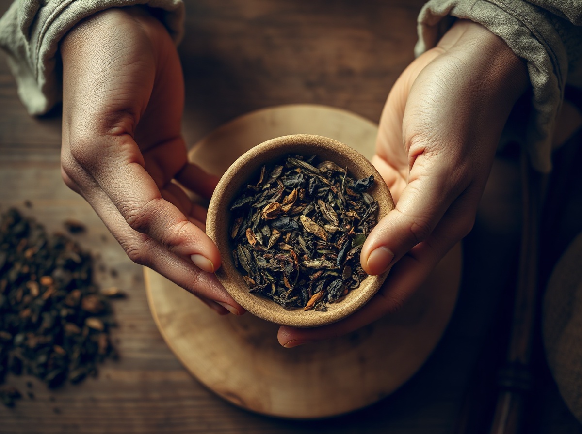 Ceremonial botanical blend preparation