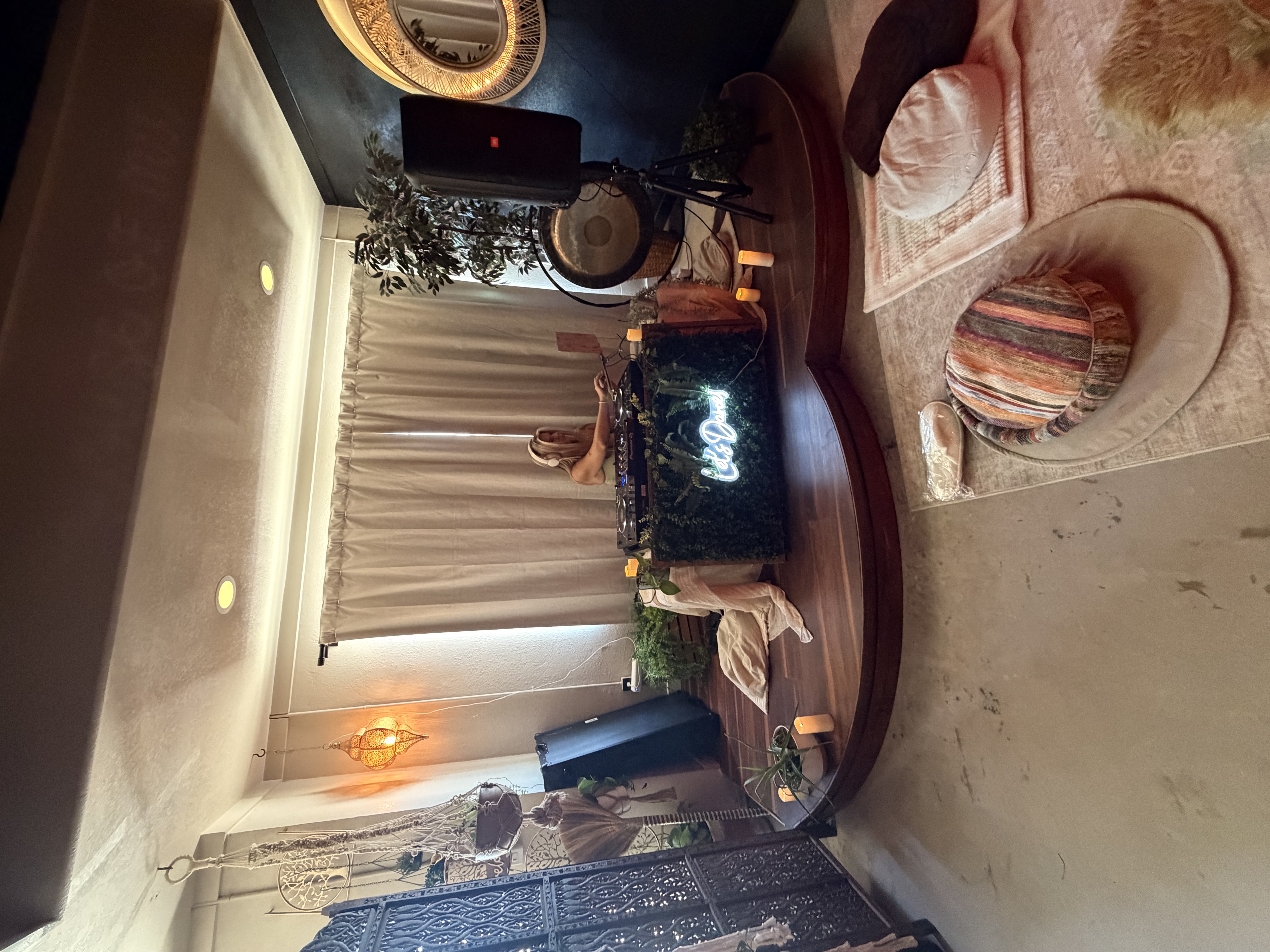 Interior space and gathering area at the House