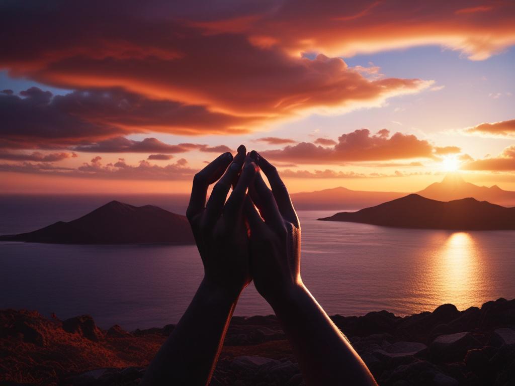 A captivating high resolution image showcasing a pair of intertwined