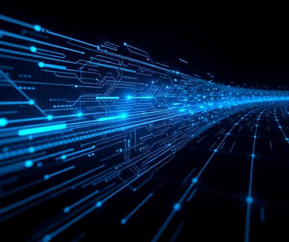 Abstract tech illustration