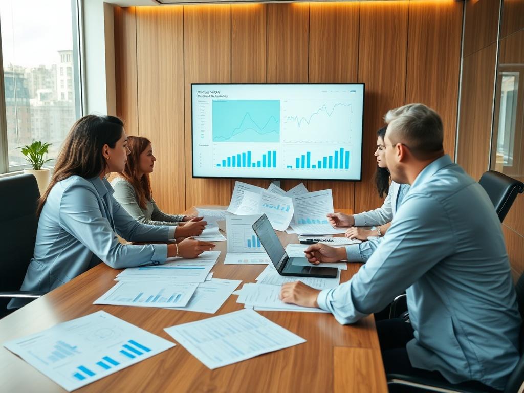 An engaging shot of a team of billing professionals collaborating