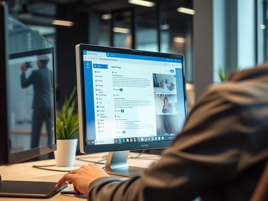 A close up image of a person actively engaging in