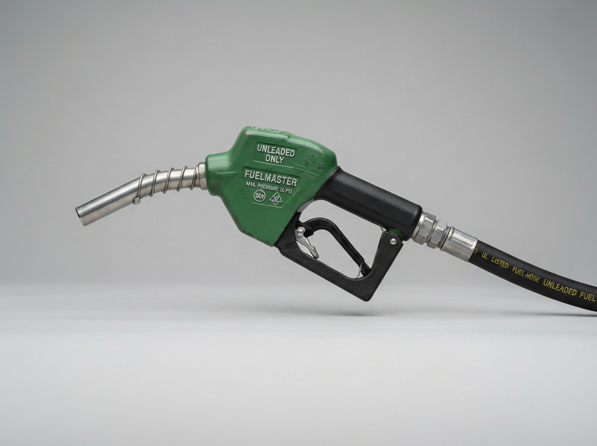 Boquilla verde de gasolina