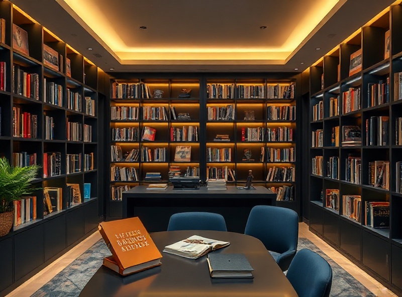 Modern publishing office
