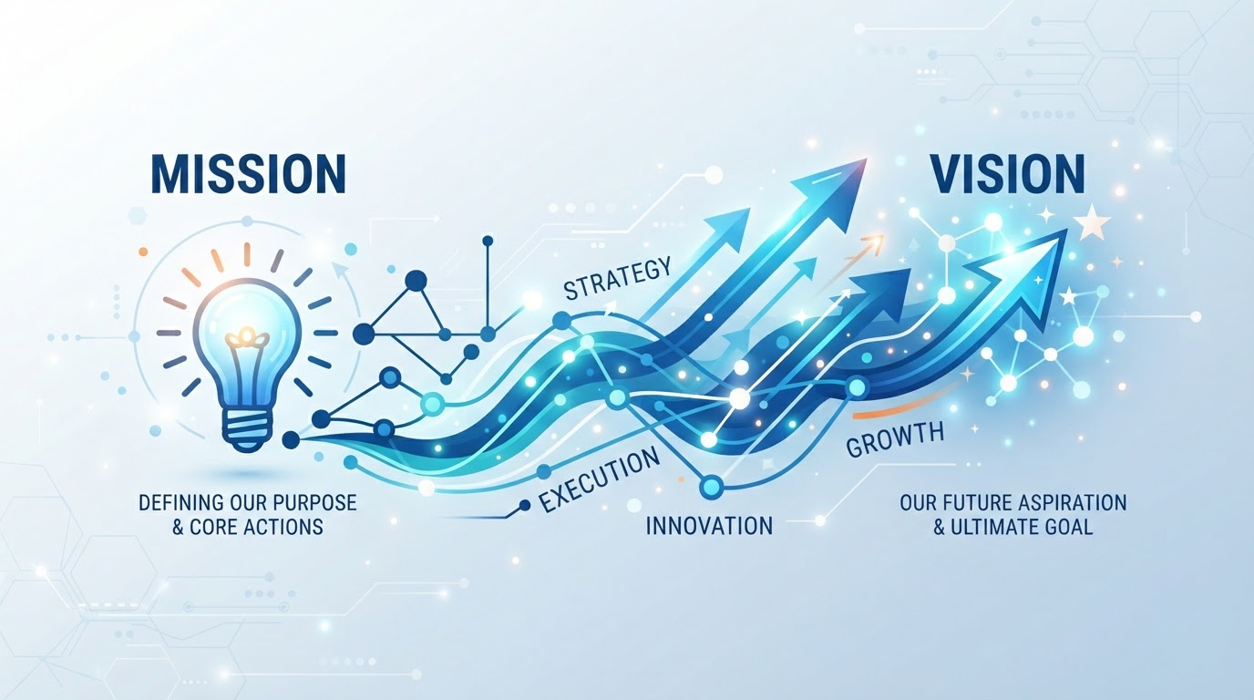 Mission and vision concept
