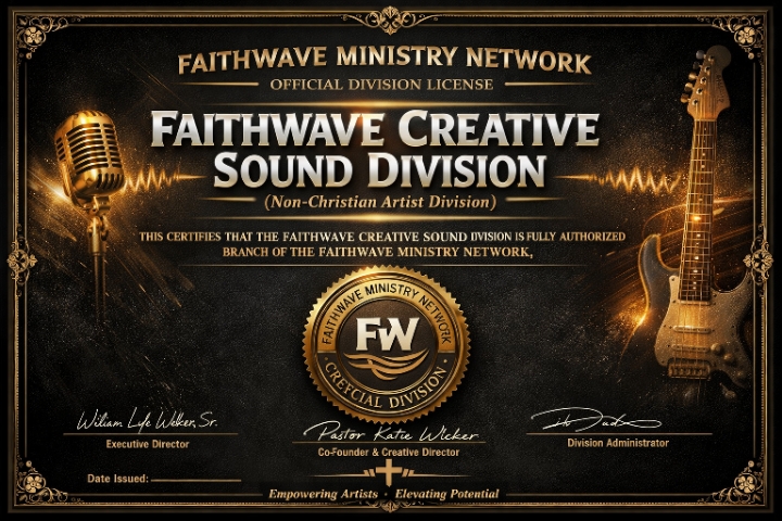 FaithWave Media Network Production Studio - Professional Christian Media and Cinematic Storytelling
