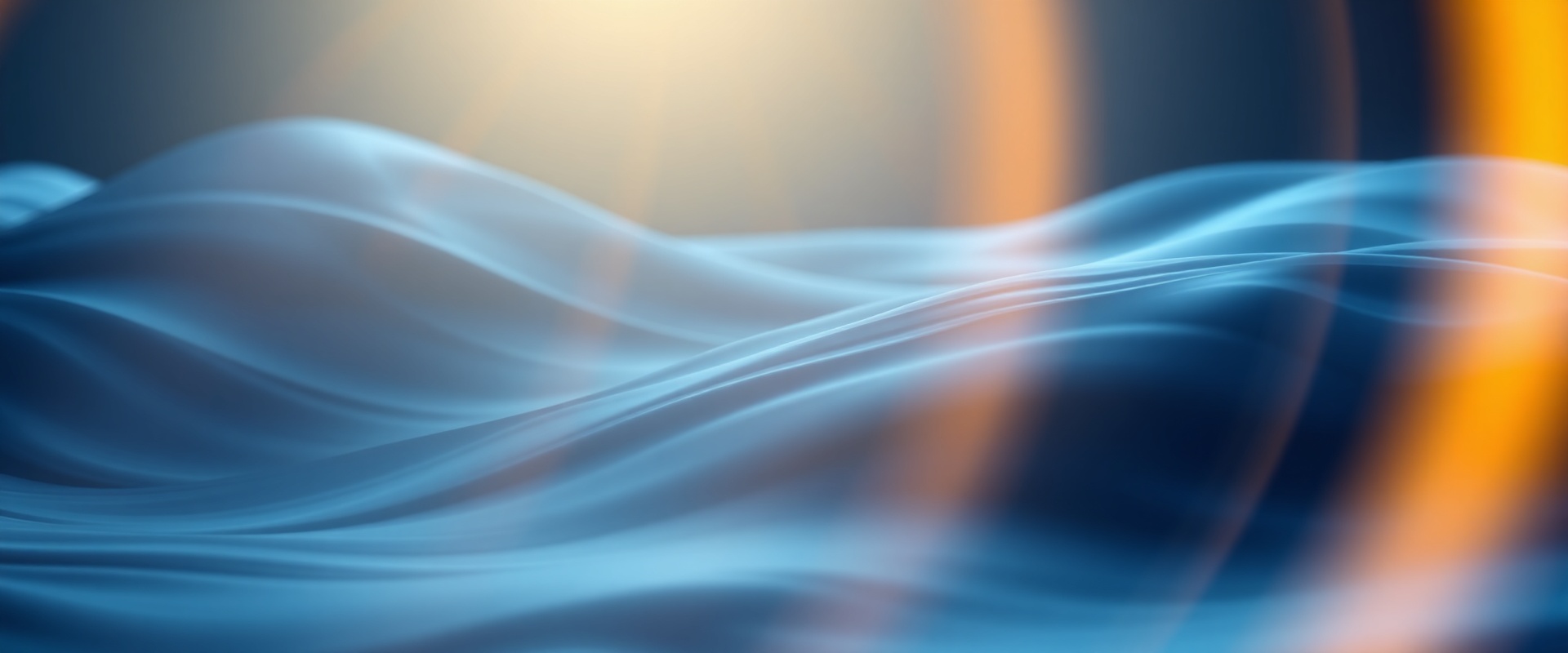 Cinematic wave background with spiritual light