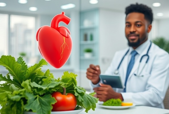 Hypertension control with blood pressure monitoring and heart-healthy foods