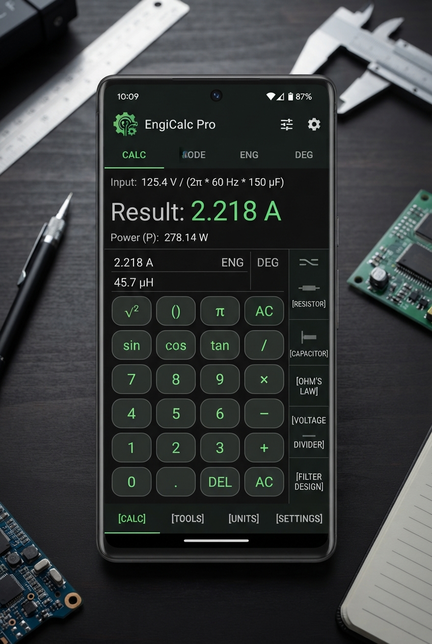 EngiCalc app screenshot