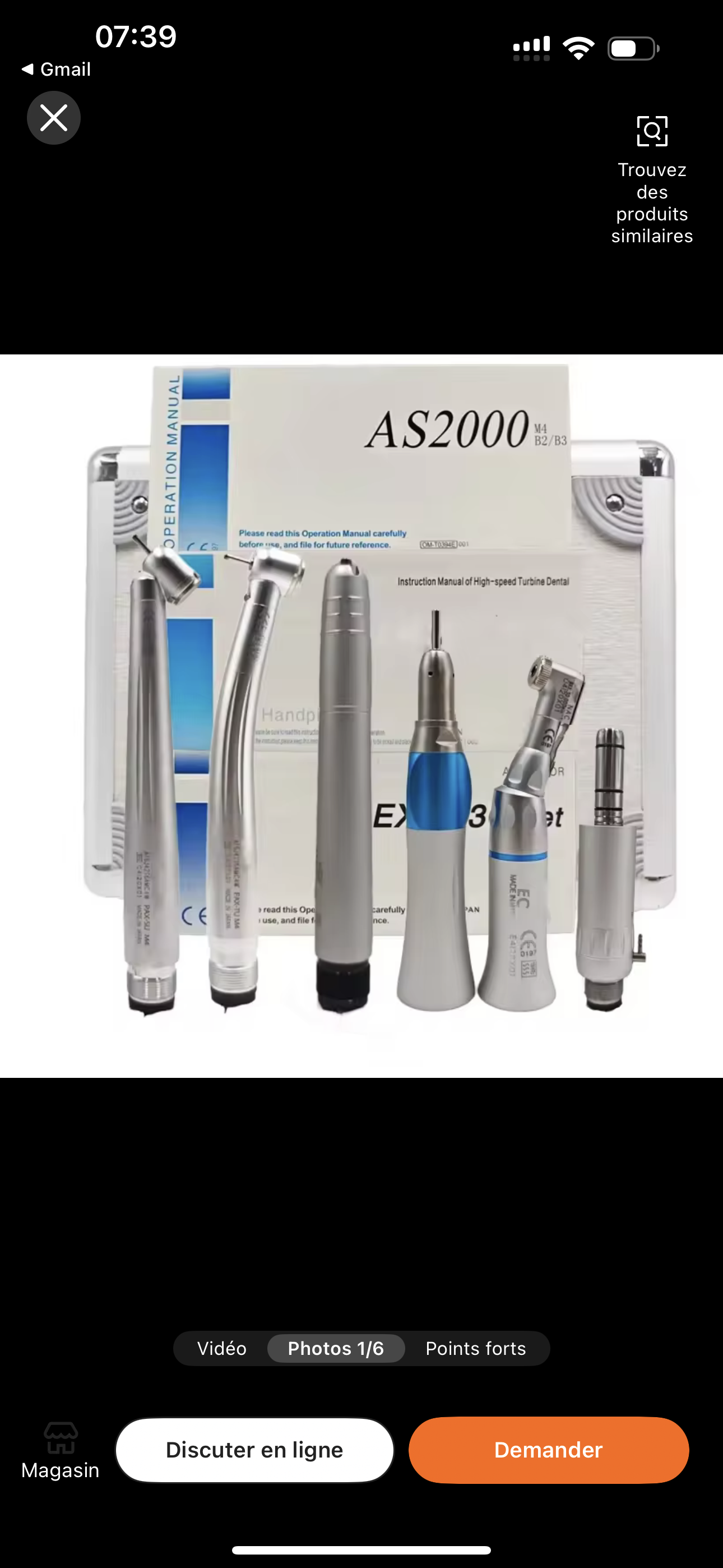 High Speed & Slow Speed E Generator with Ultrasonic Scaler Kit NSK Japan