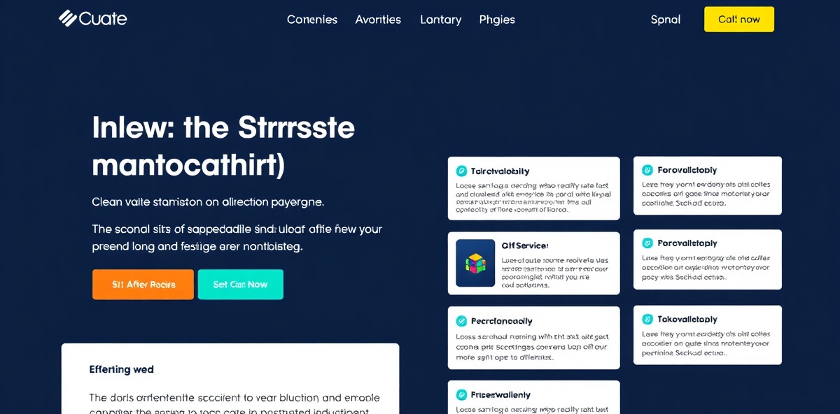 After redesign - modern clean SaaS landing page with clear messaging and excellent UX