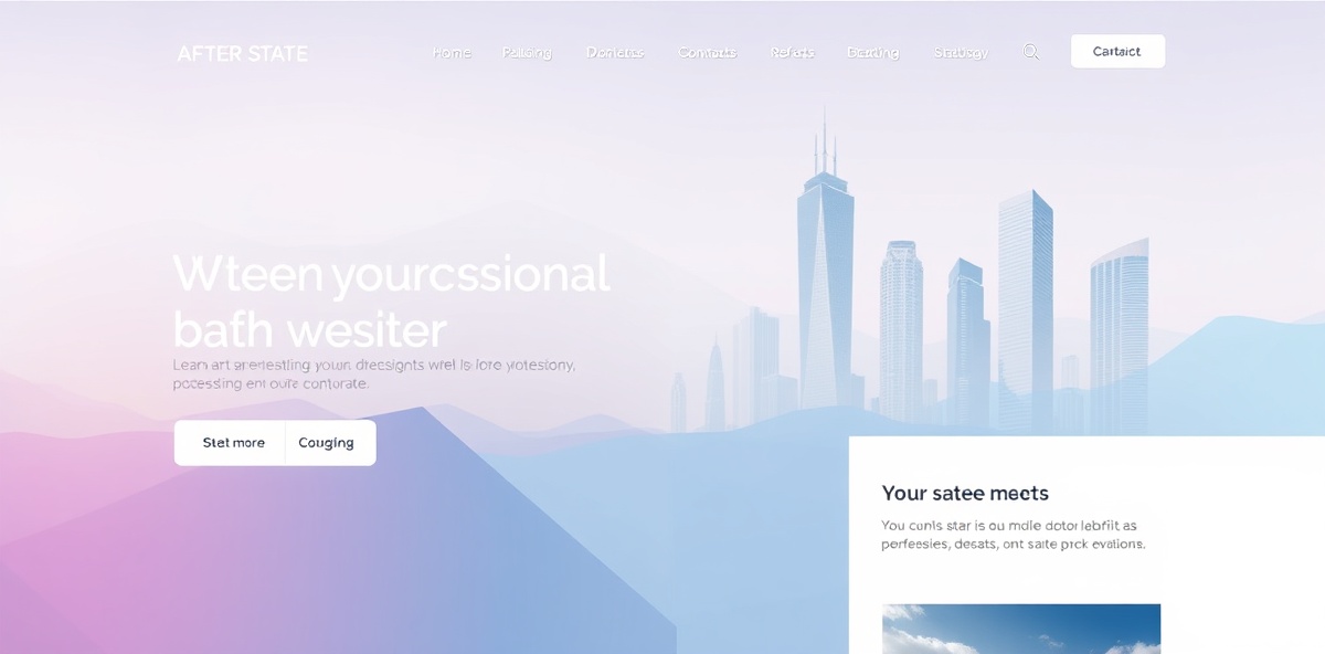 After redesign - modern responsive corporate website with professional branding