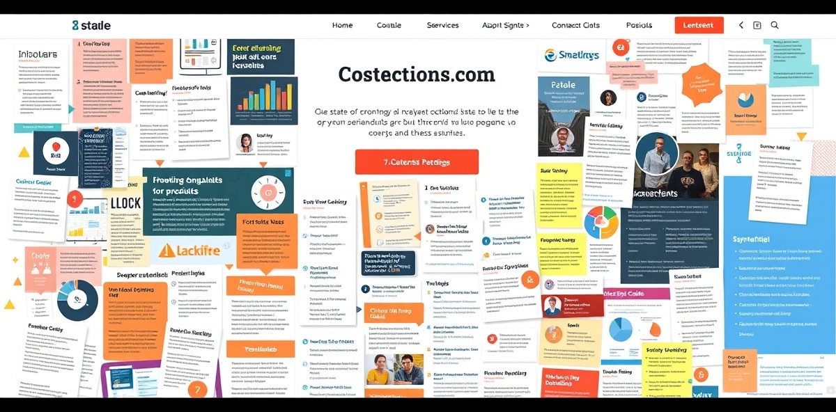 Before redesign - old cluttered SaaS landing page with unclear messaging
