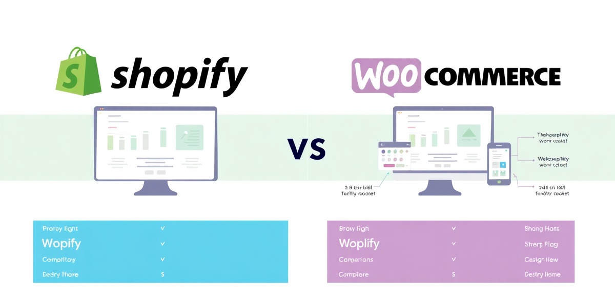 Shopify vs WooCommerce comparison