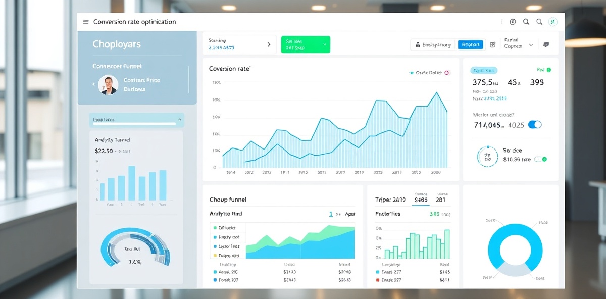 Conversion rate optimization dashboard