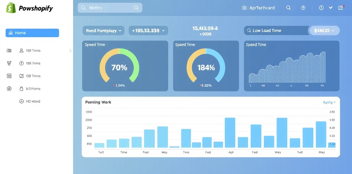 Shopify speed optimization dashboard