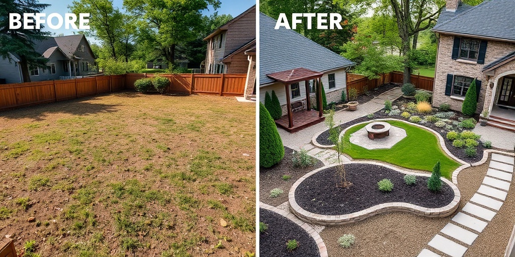 Landscape Design Before and After