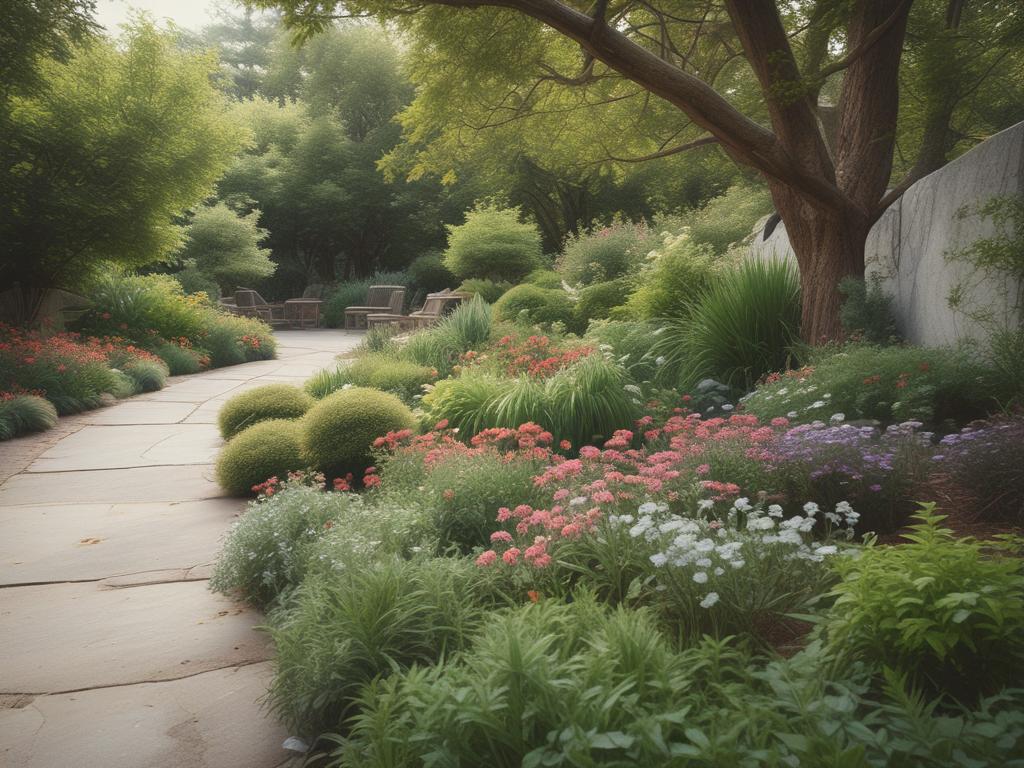 garden, sketch, design, outdoor, nature