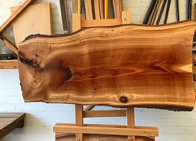 Raw live edge wood slab