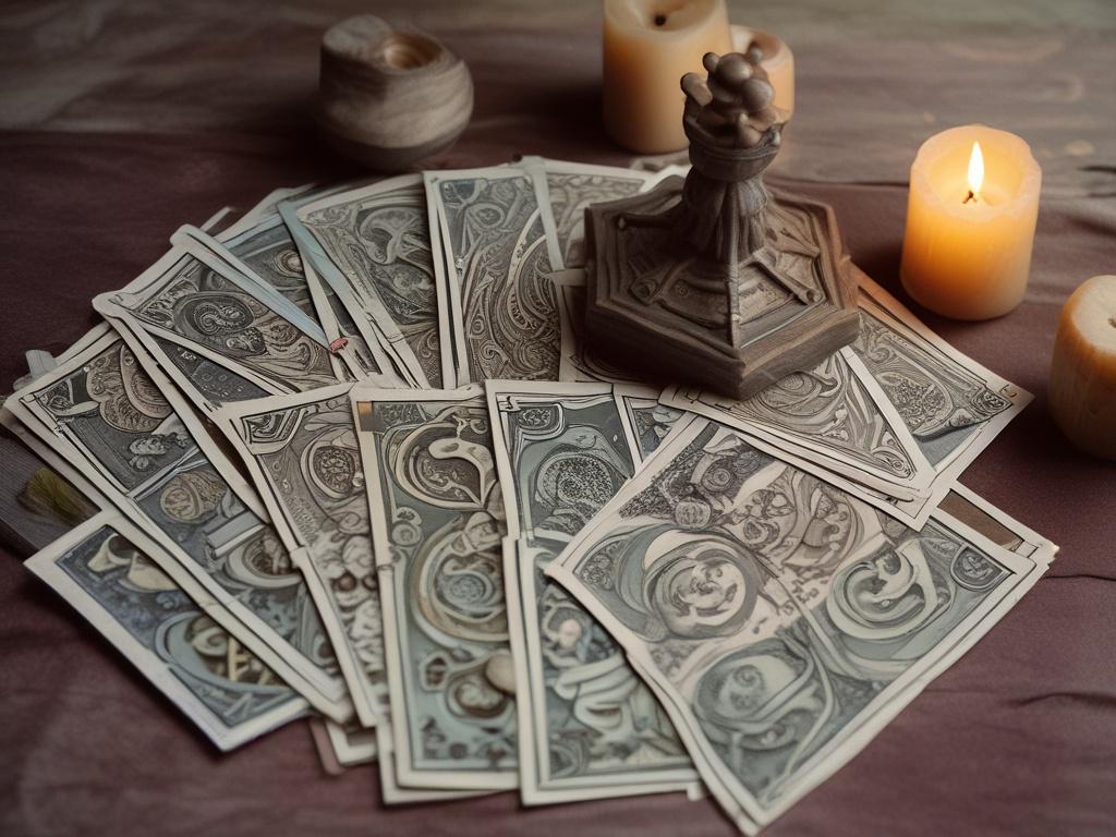 tarot cards, spiritual guidance, intuitive reading, mystical, enlightenment