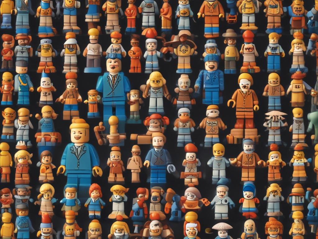 LegoComedy, figurines, collectible, comedy, unique characters