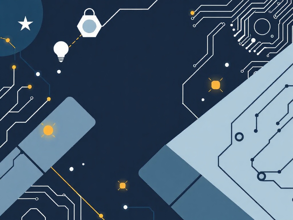 Modern tech and business illustration