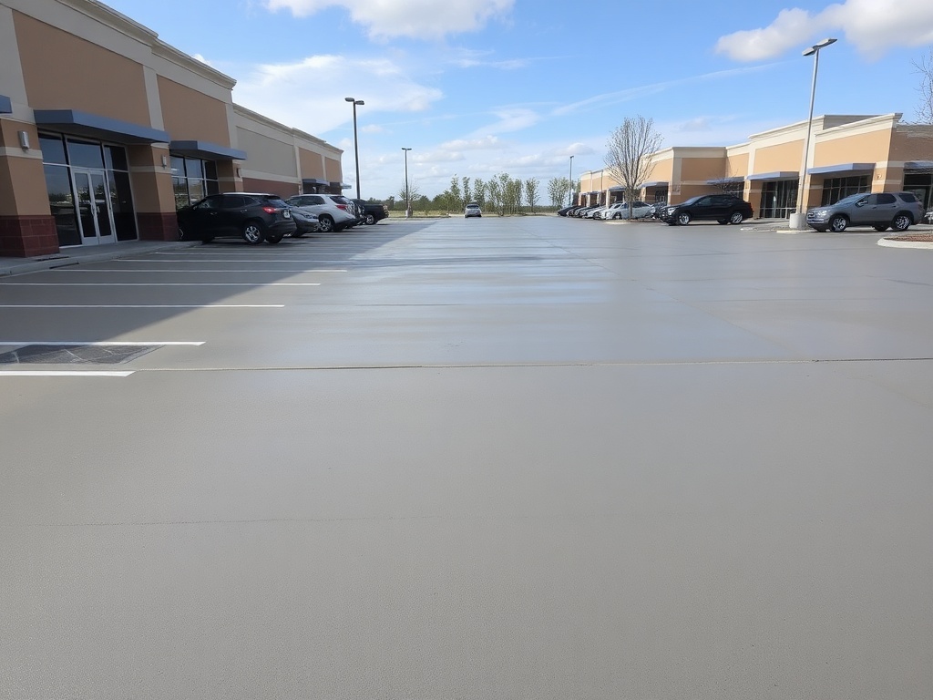 Commercial parking lot project