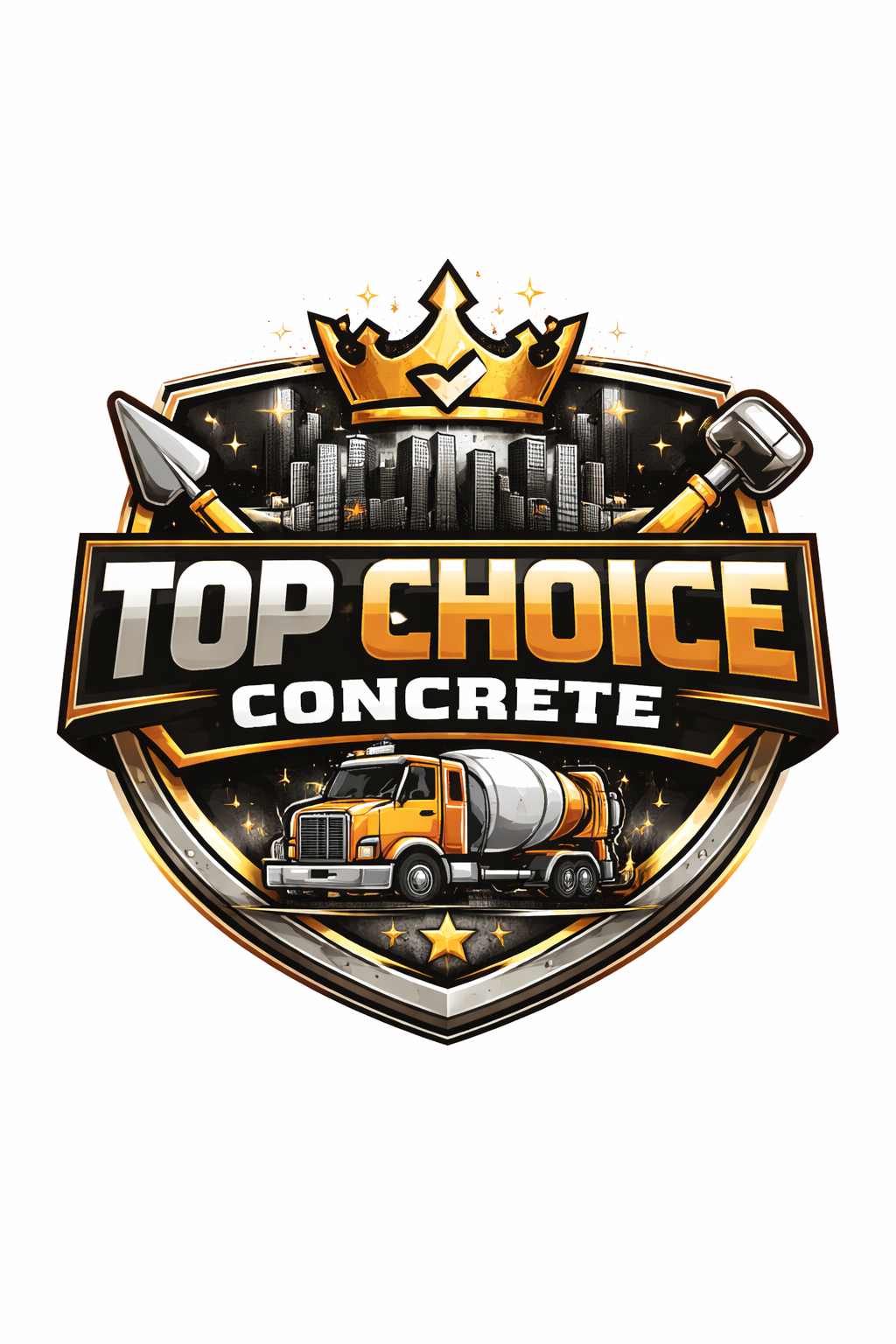 Top Choice Concrete Logo
