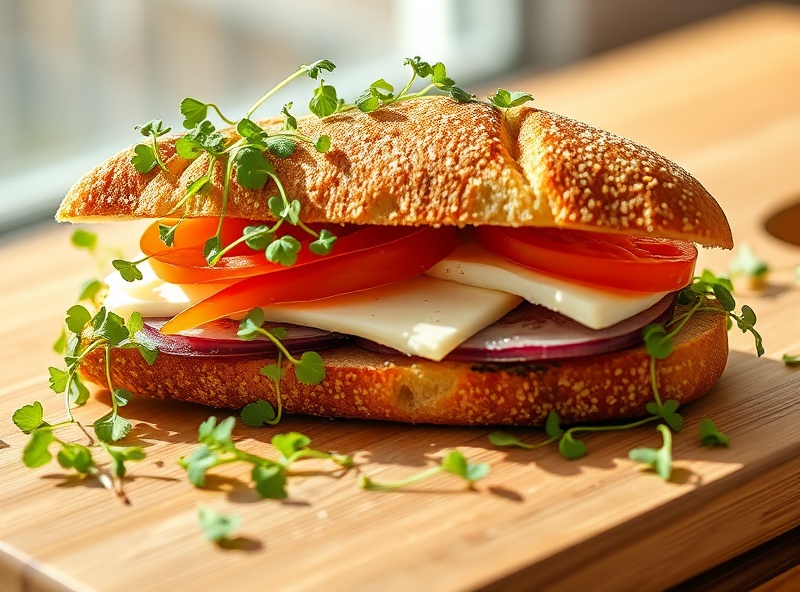Microgreens Gourmet Sandwich