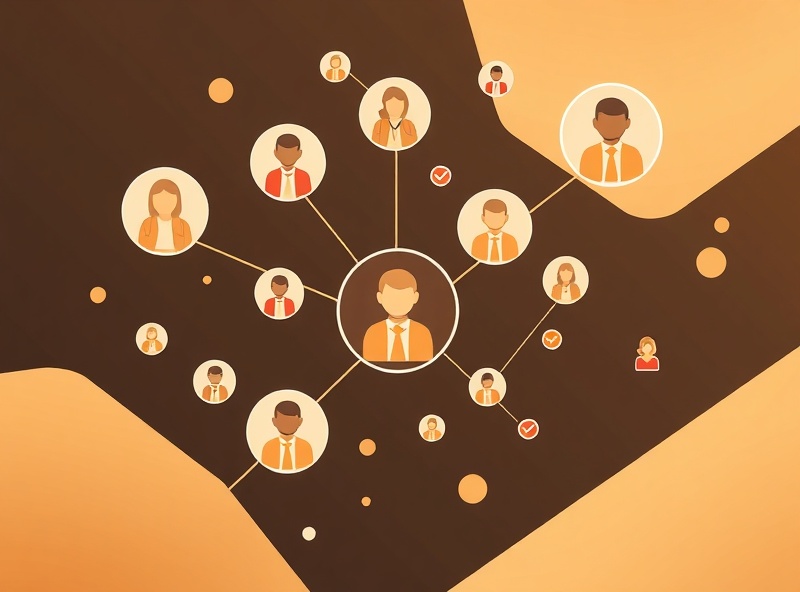 Social media success illustration