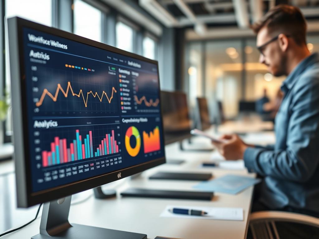 A close up of a computer screen displaying an interactive