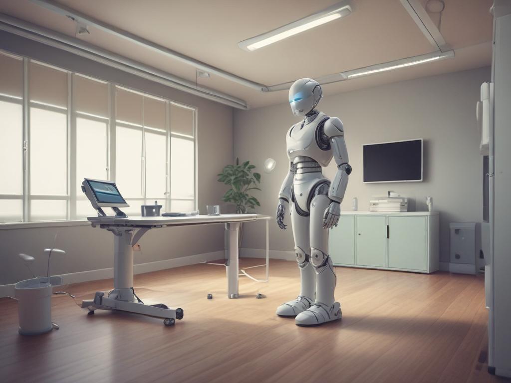 rehabilitation, AI, therapy robot, patient exercise, healthcare technology
