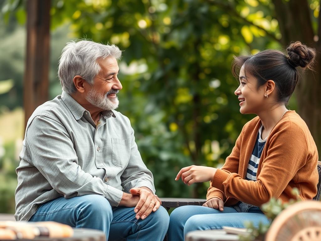 A mentor and a young person engaged in a one