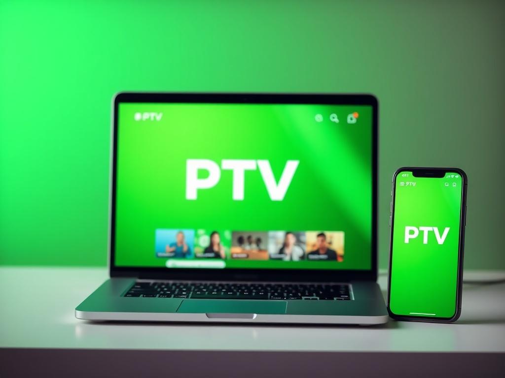 A clean and simple image showcasing a laptop and smartphone